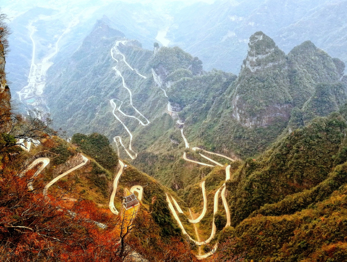 《九道十八弯》20191120华为p10湖南张家界旅拍