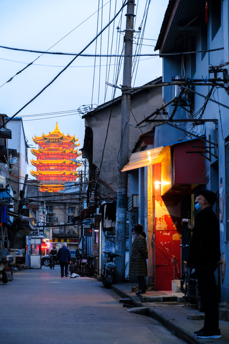 武汉的街头巷尾