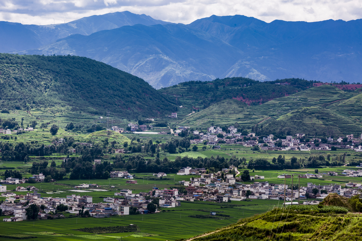 白雾村田园风光