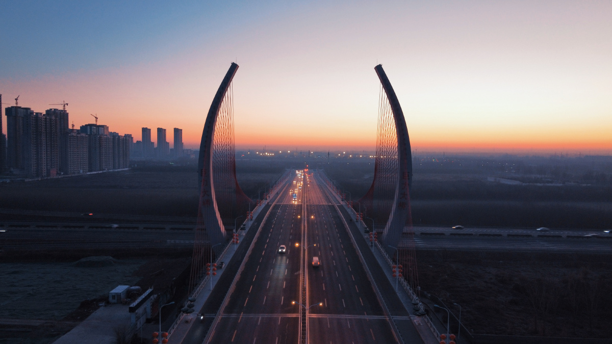 你见过凌晨7点的巨力大桥嘛