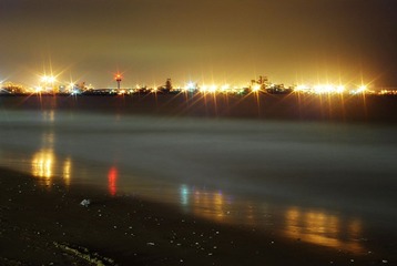 海滨夜景