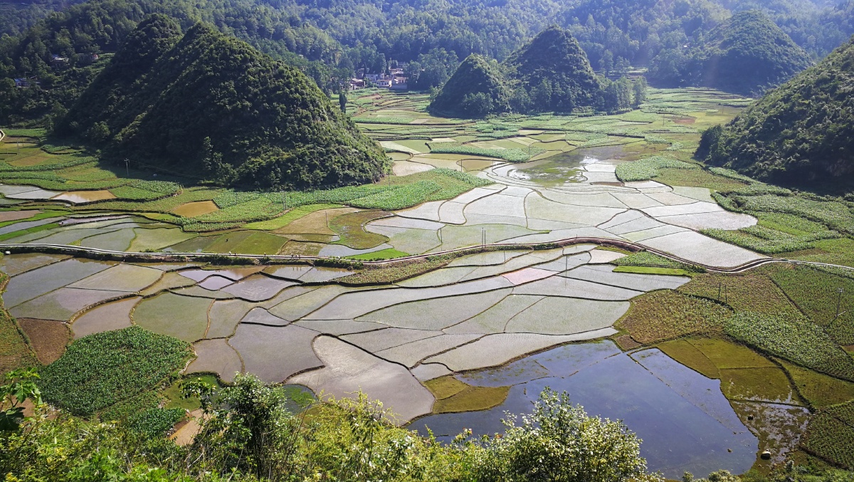 贵州山间小盆地