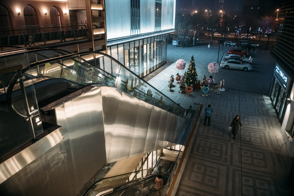 汉华城商业街区随拍