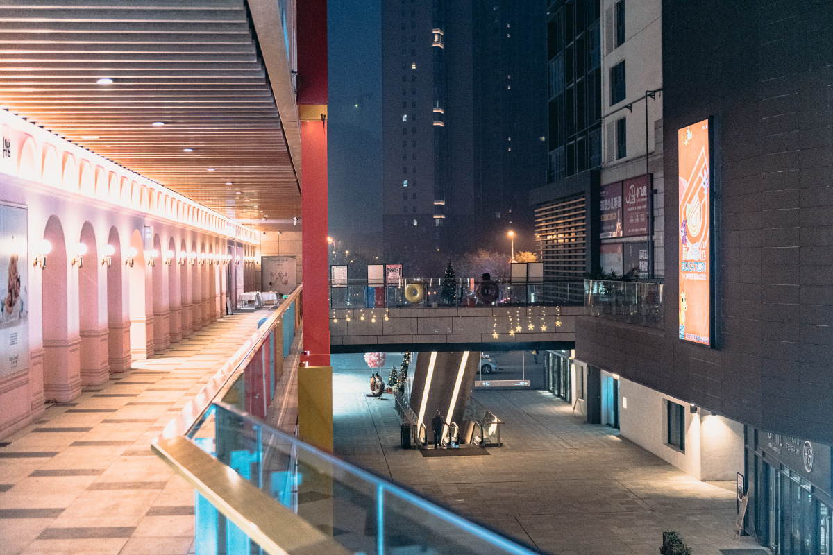 汉华城商业街区随拍