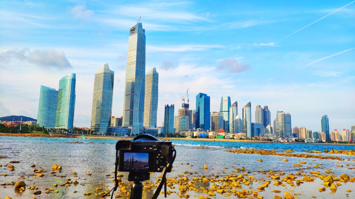 青尔大夫已经开拍更多照片过几天上线这是手机拍的青岛市中心哈哈