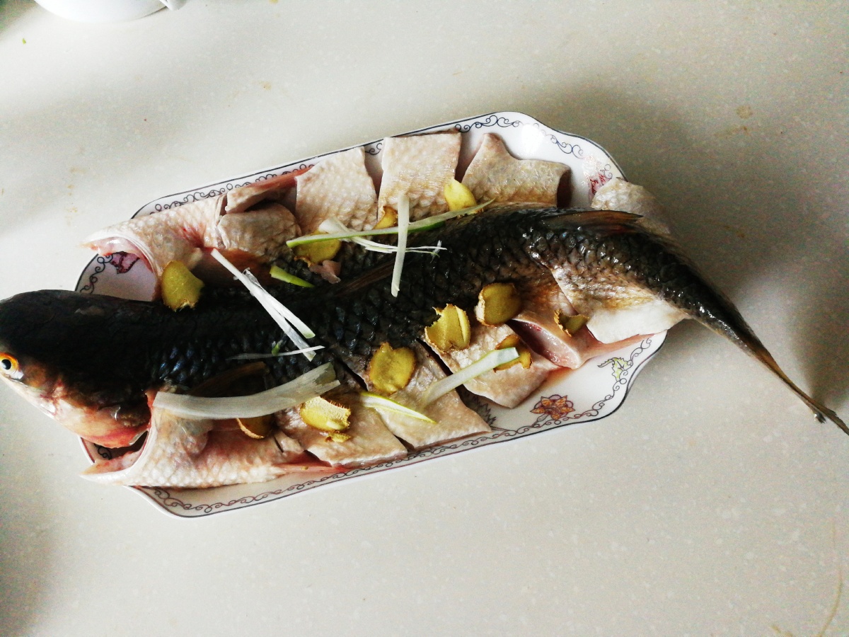 人间烟火之清蒸开冰梭鱼汁面