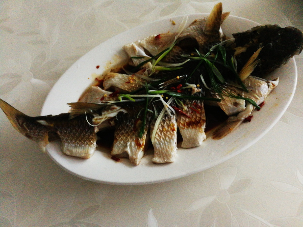 人间烟火之清蒸开冰梭鱼汁面