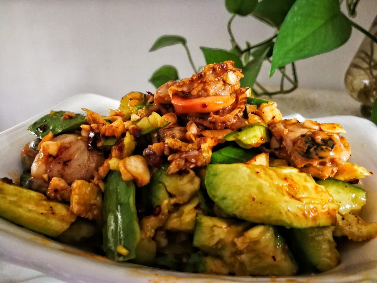 人间烟火之扇贝拌黄瓜