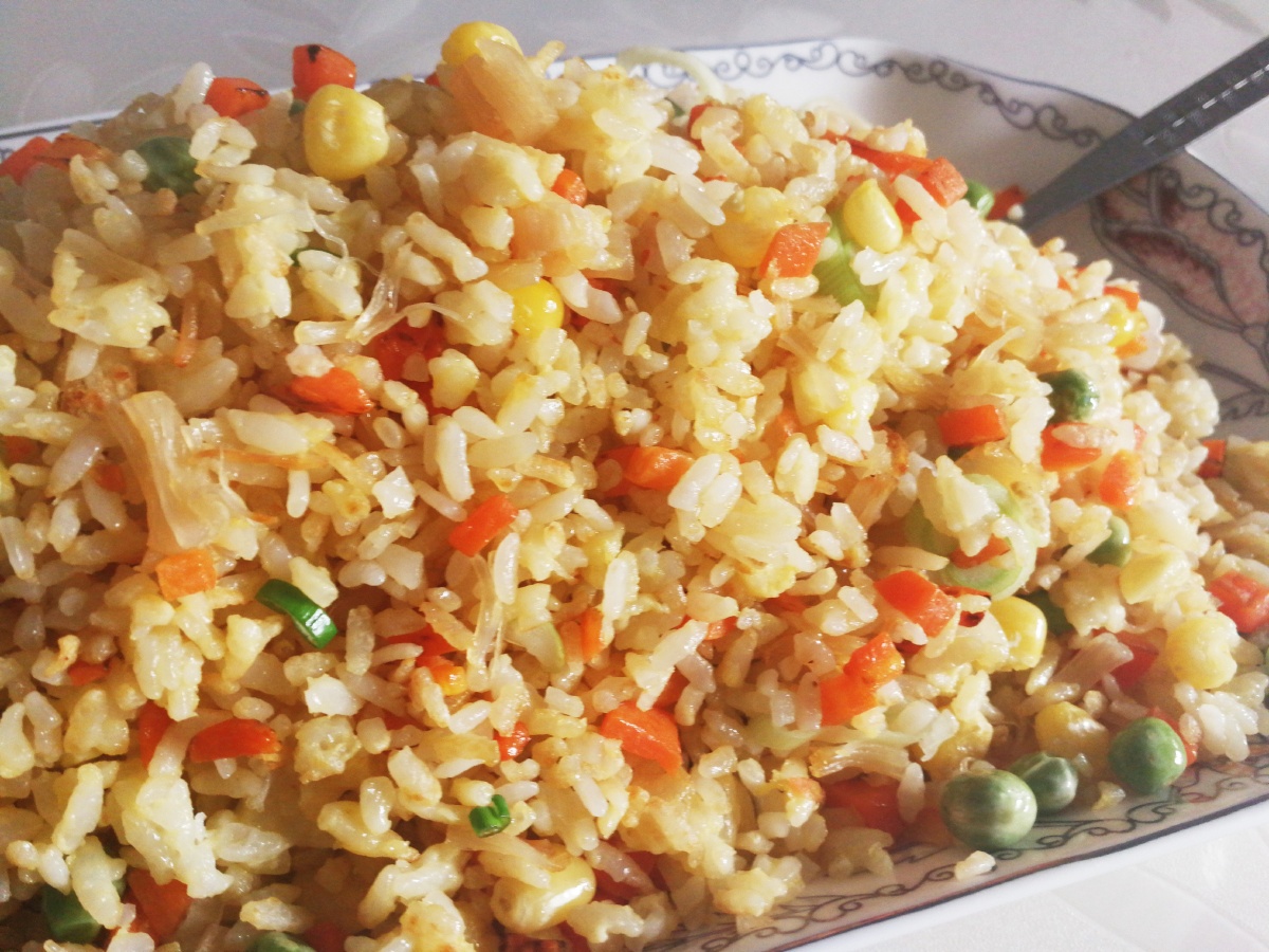 人间烟火之干贝蛋炒饭