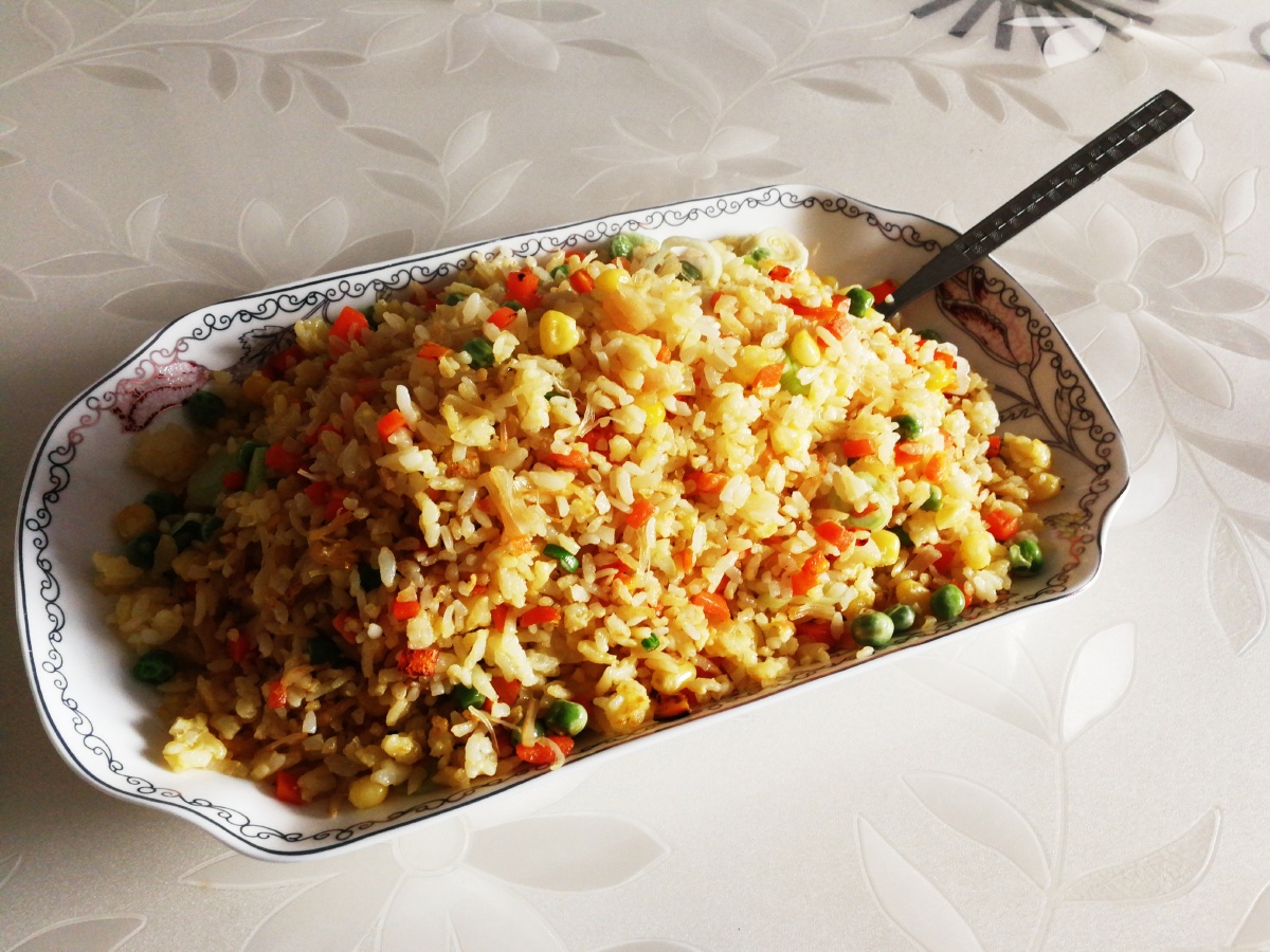 人间烟火之干贝蛋炒饭