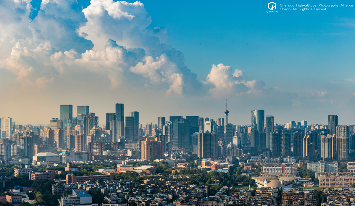 成都天际线:成都cbd正在崛起