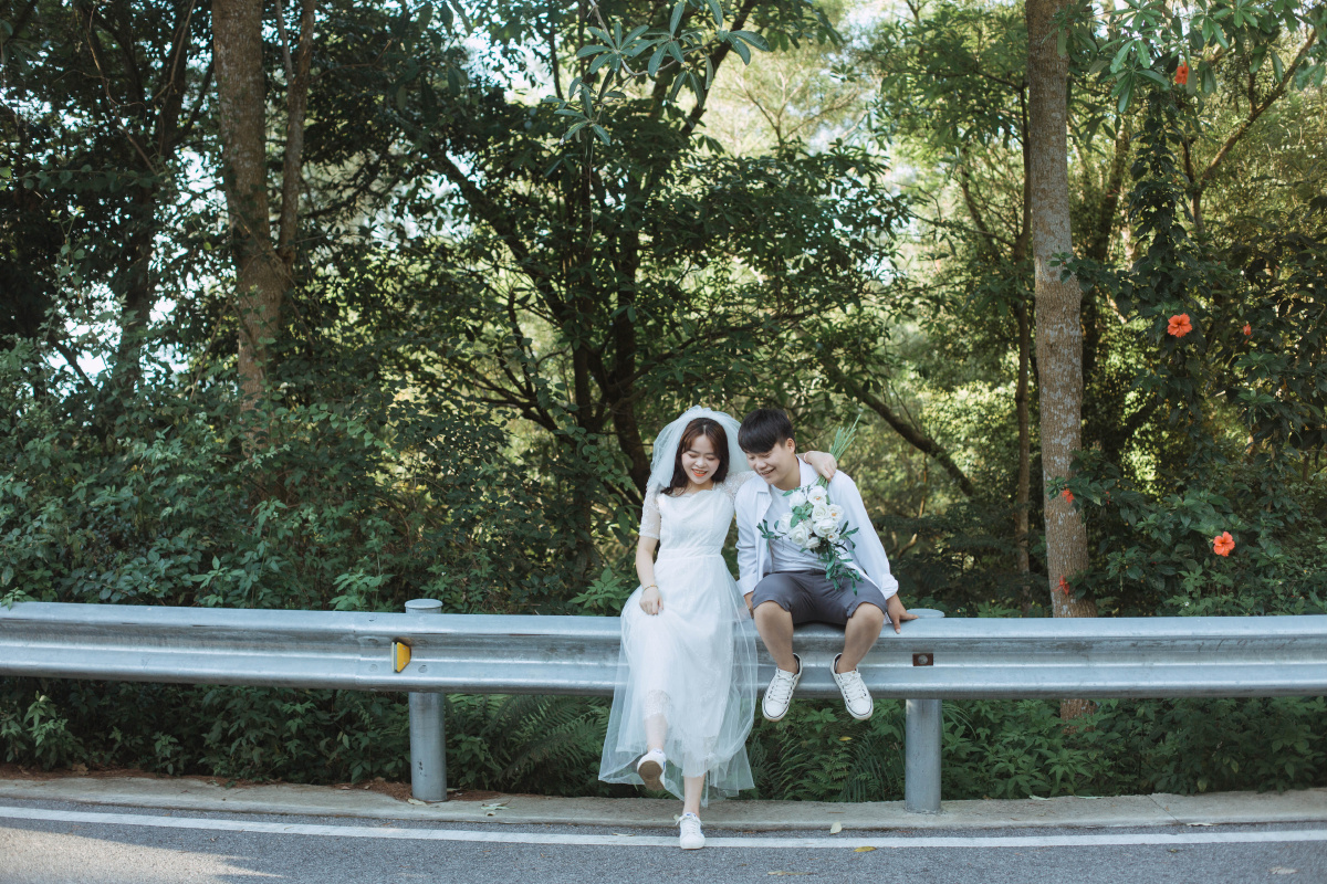 森系北海旅拍婚纱照情侣照个人写真