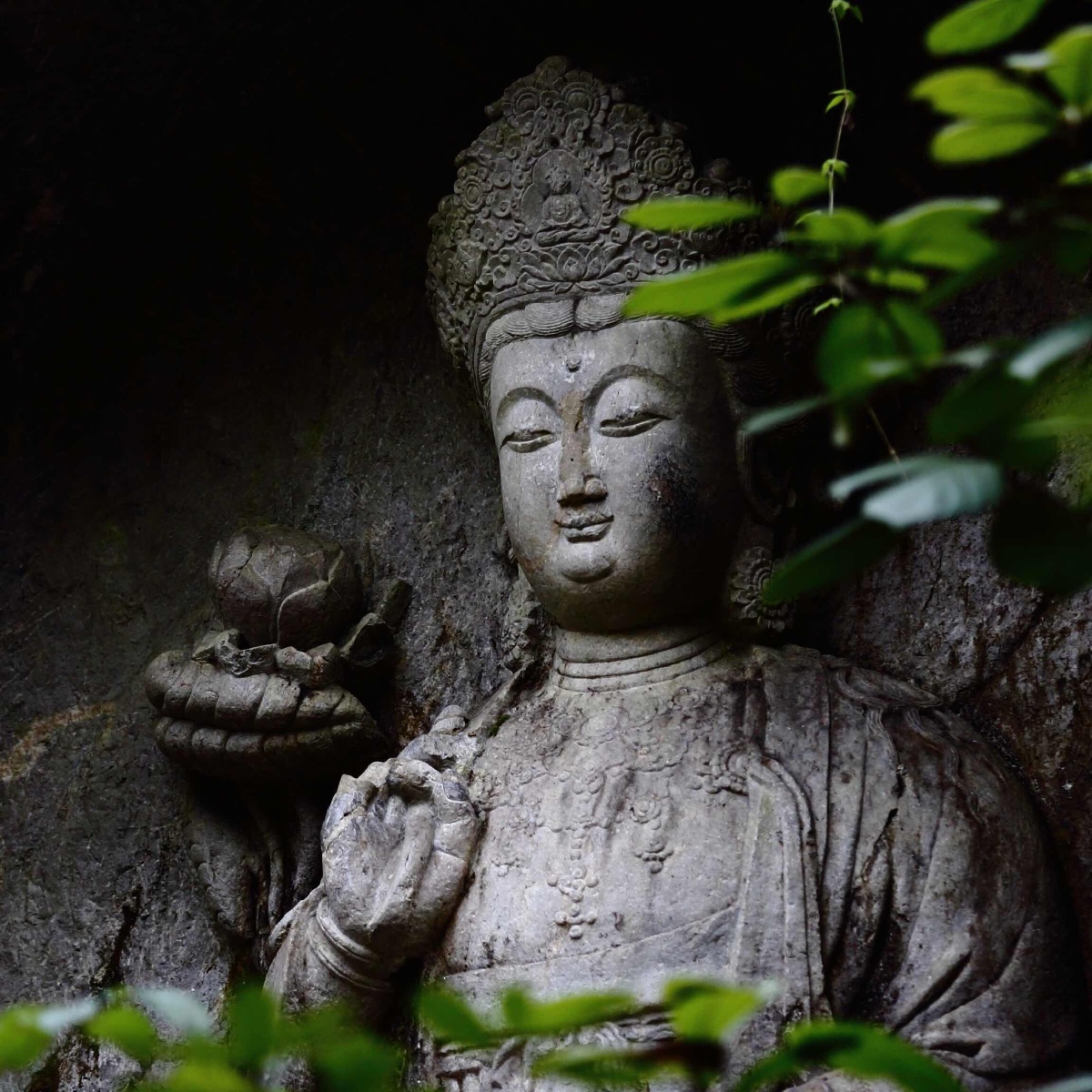 灵隐寺飞来峰佛像