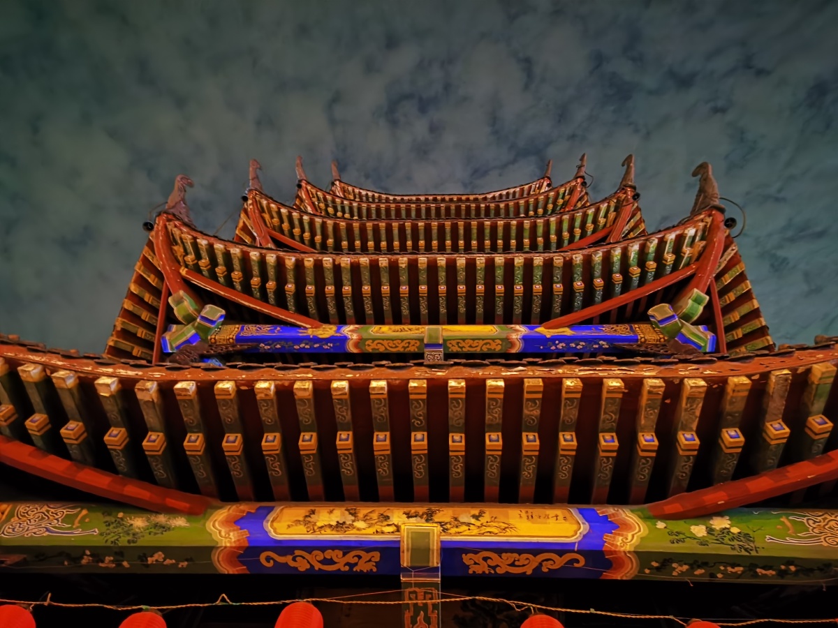 成都印象之魁星楼夜景.