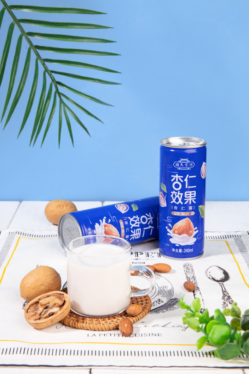 今天喝杏仁核桃露