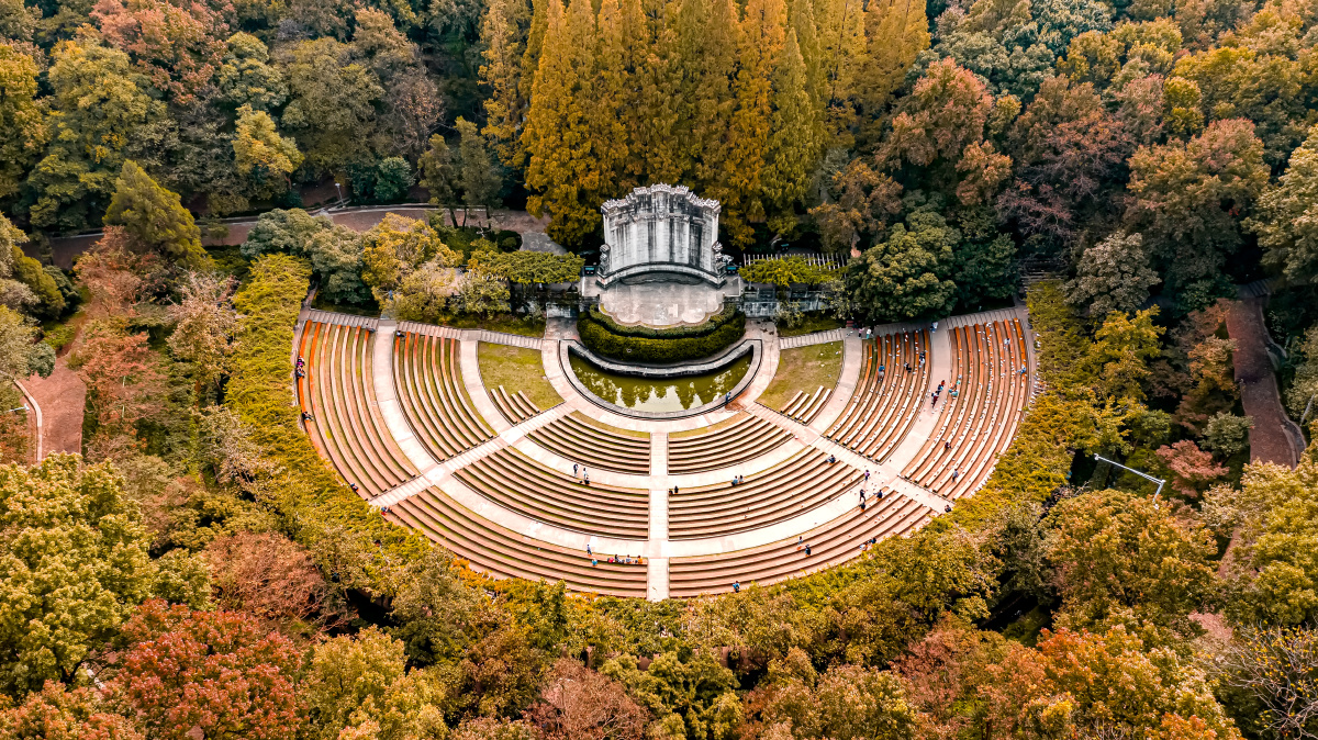 南京钟山风景区音乐台
