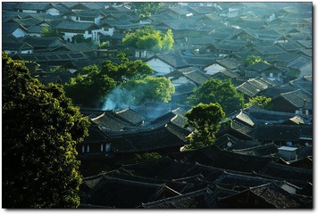丽江古城晨景