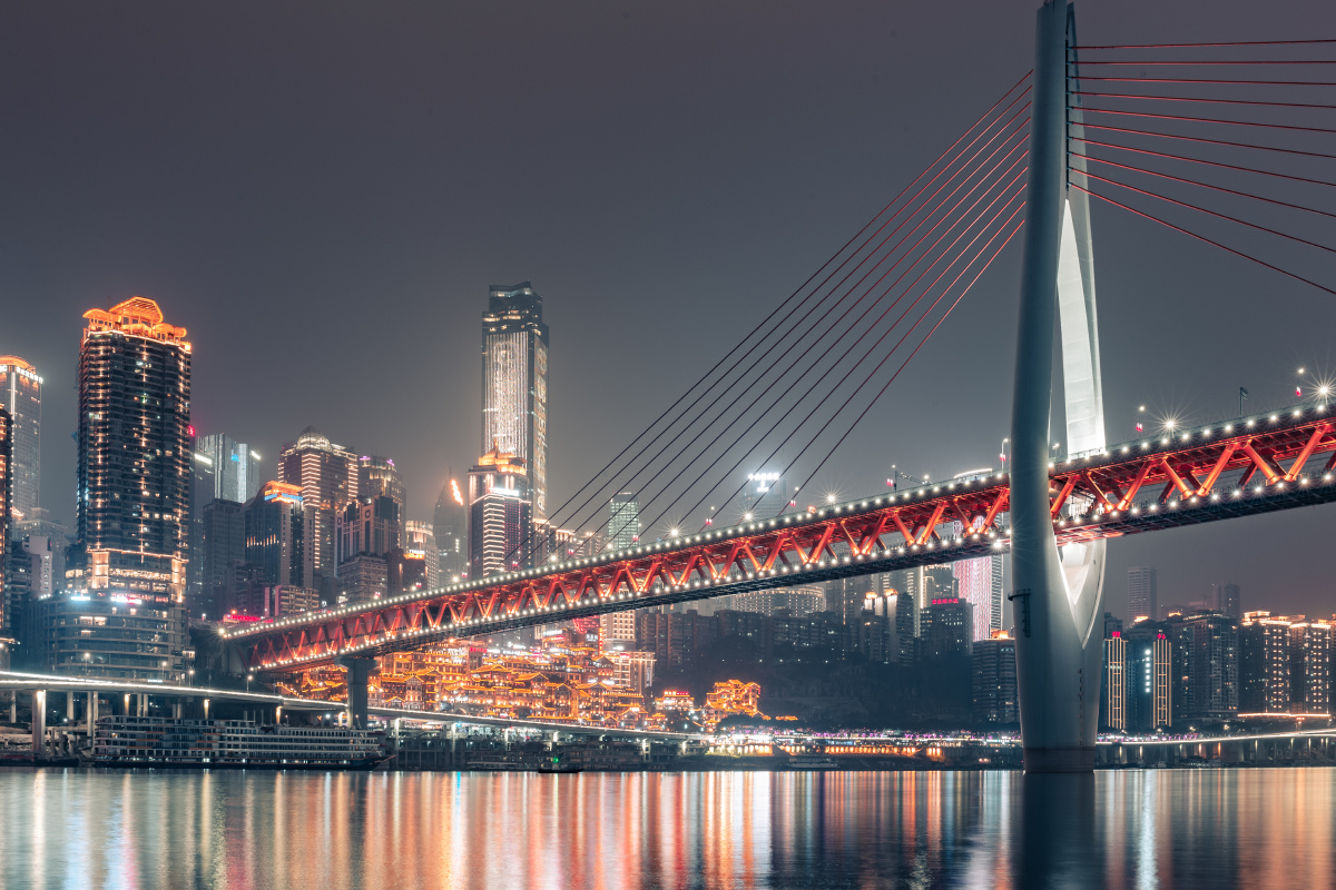 千厮门大桥夜景