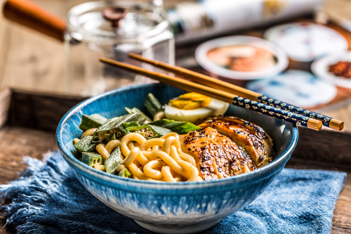 照烧鸡肉乌冬面udonnoodles