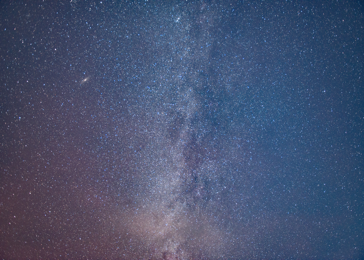 黑龙江漠河北极村的星空冬天