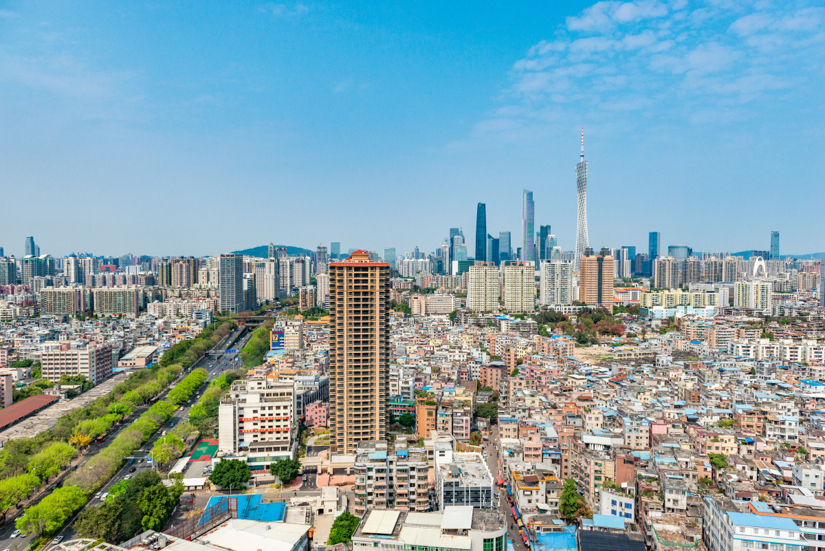 广州cbd下的城中村