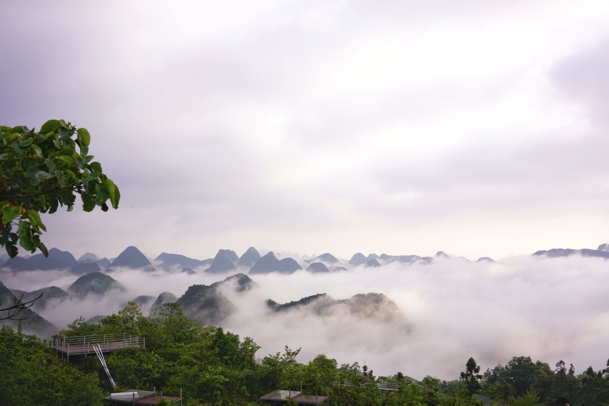 贵州行之二兴义玉皇顶观日出和云海