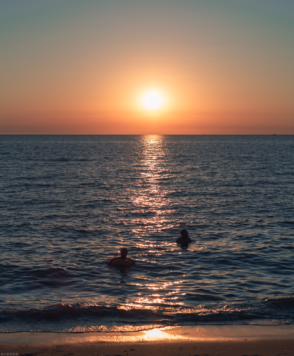 海边落日