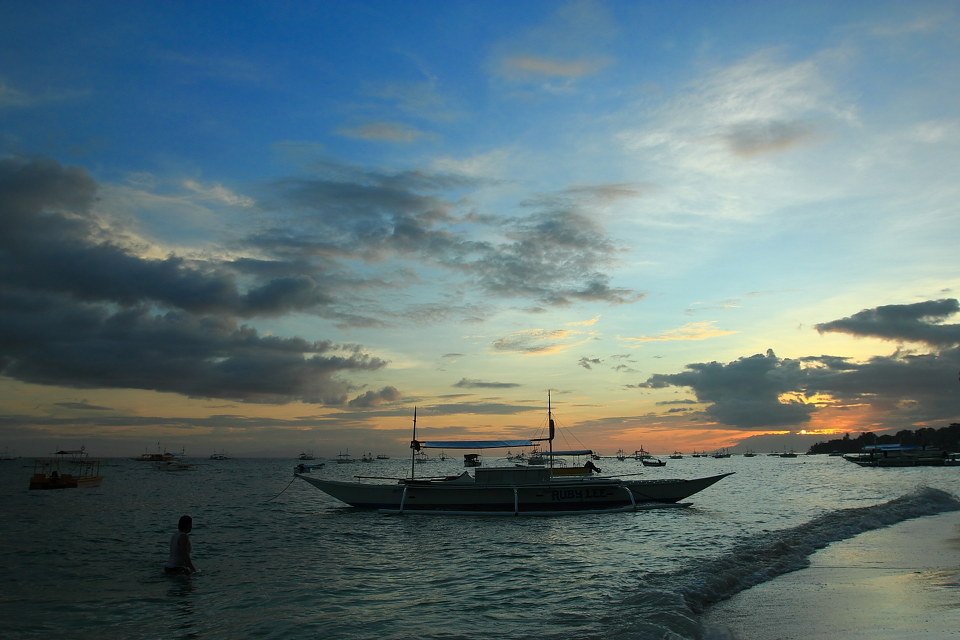 2011Cebu - 阳光, 沙滩, 朝霞, 晚霞, 天空, 晴天,