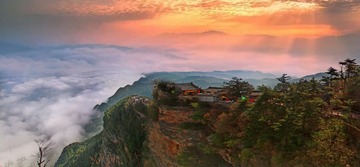 17---鸡峰山日出--刘瑞祥--15193125594--拍摄于2019年4月20日甘肃省陇南成县鸡峰山景区