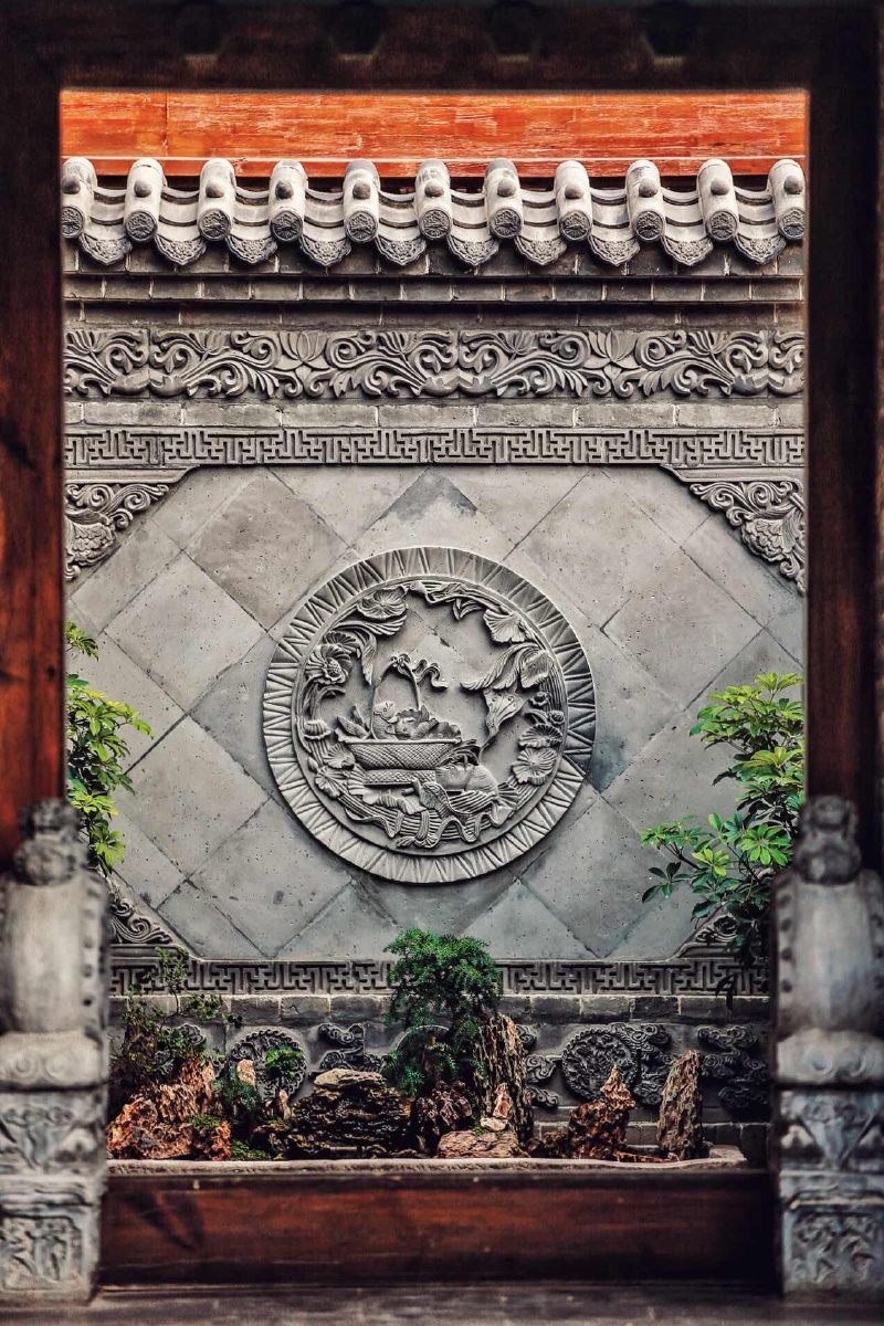 清雅韵 水流觞 一落青瓦墙