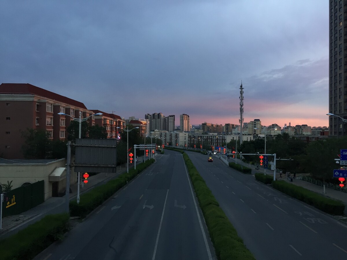 一抹晚霞