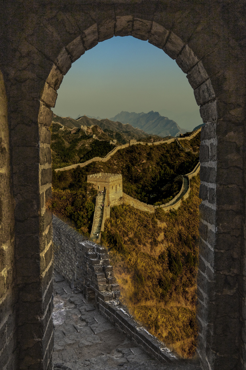 史迹----金山岭长城 华夏大地有二条龙脉,那就是长江黄河.