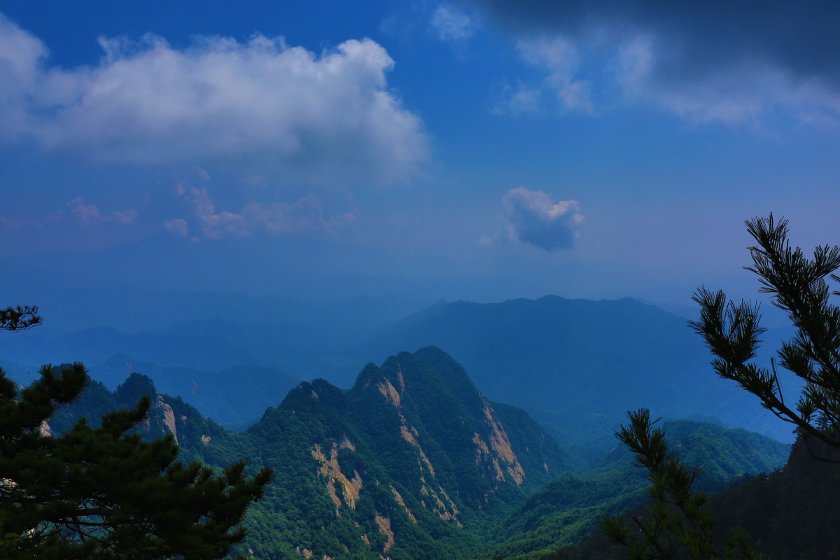 白云山随拍洛阳嵩县白云山风景区