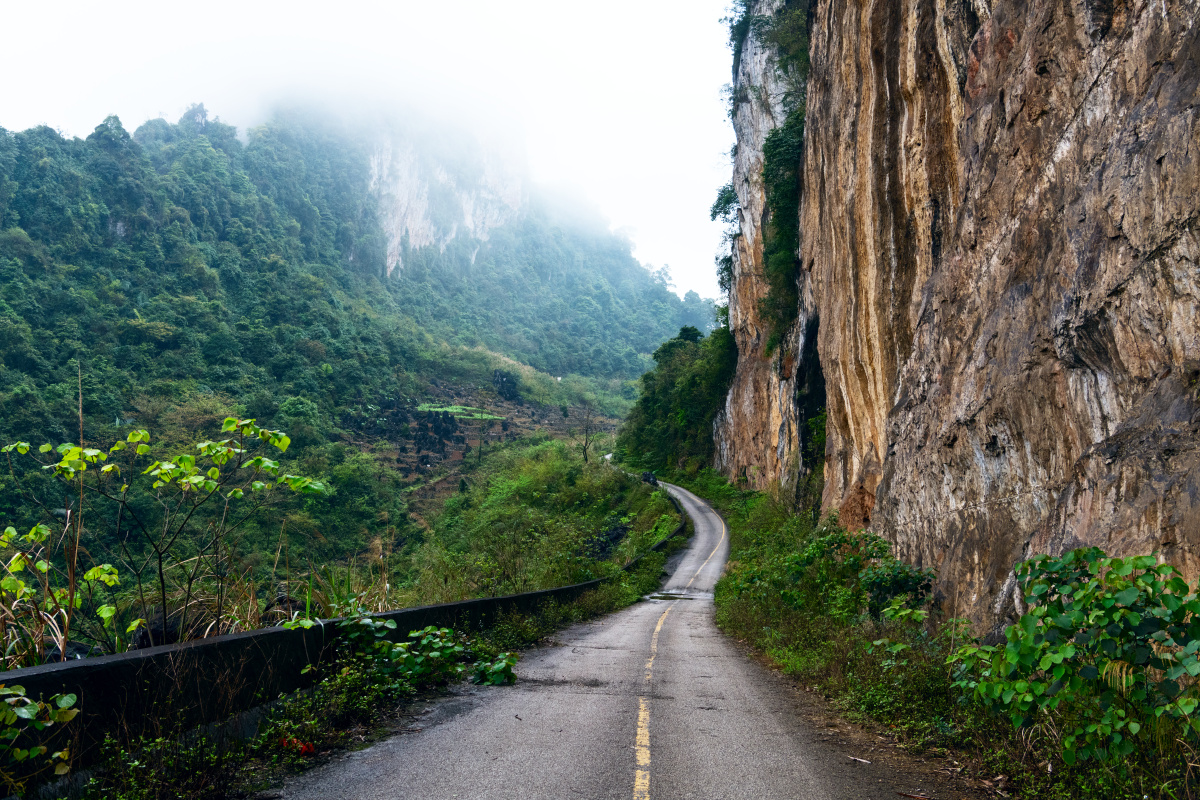 中越边境公路自驾游广西境内s325