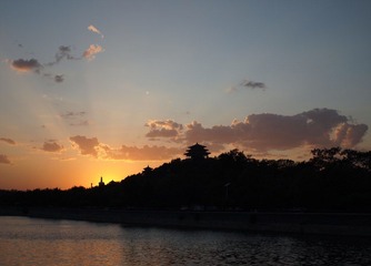 景山夕照