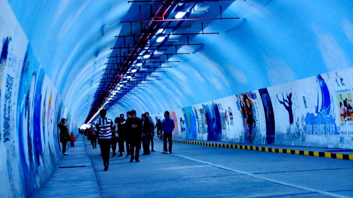 漫画的海洋厦大芙蓉隧道