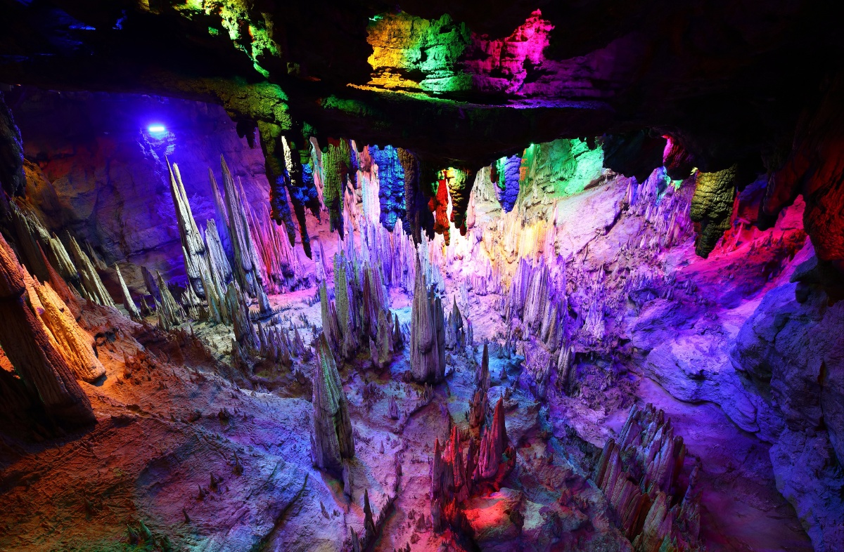 贵州潜龙洞,钟乳石. - 内蒙古贝尔生态旅行社 - 图虫