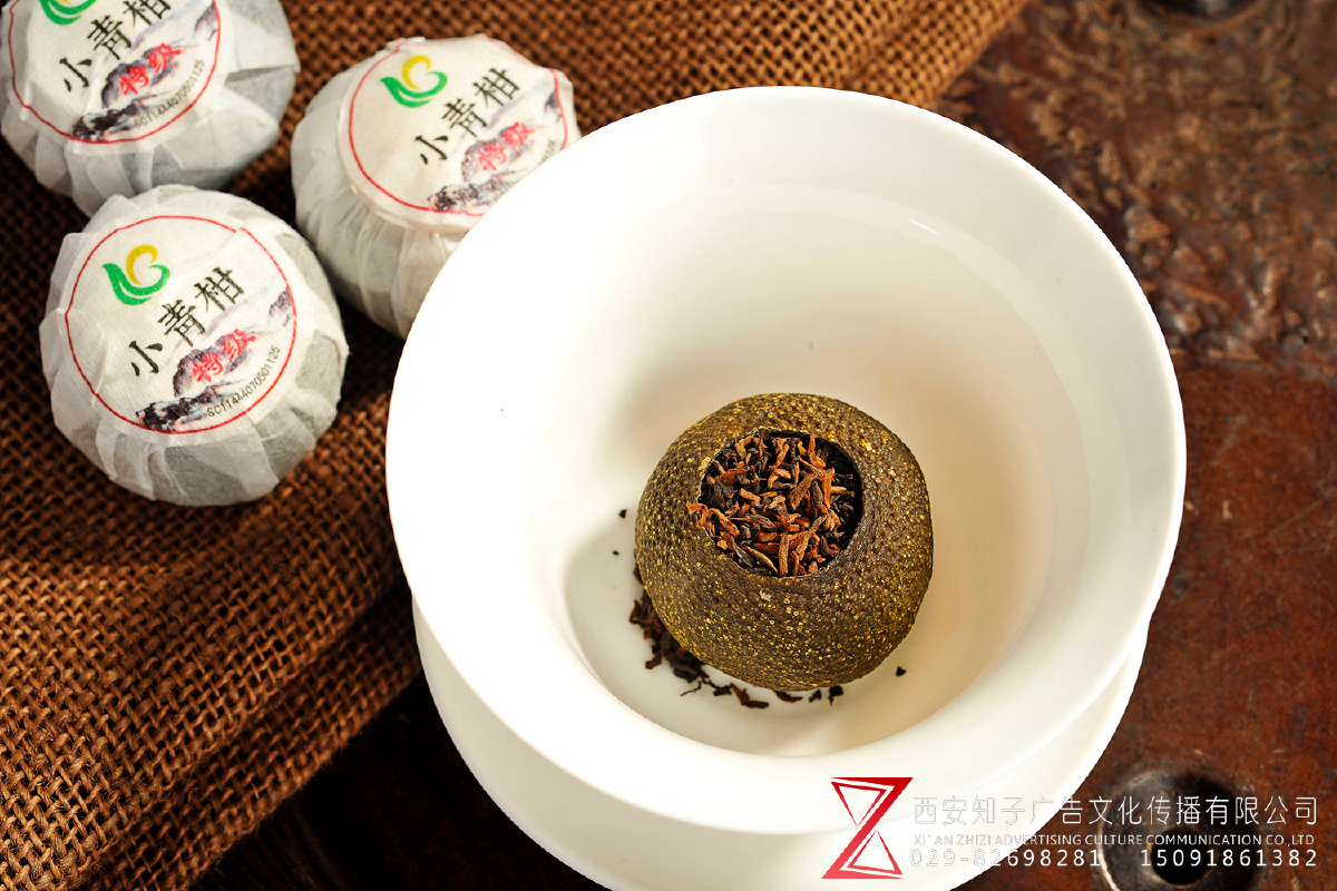 小青柑商品摄影展示