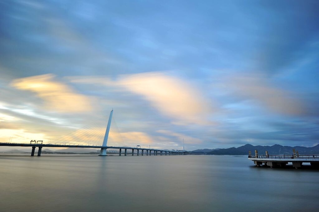 早晨，深圳湾