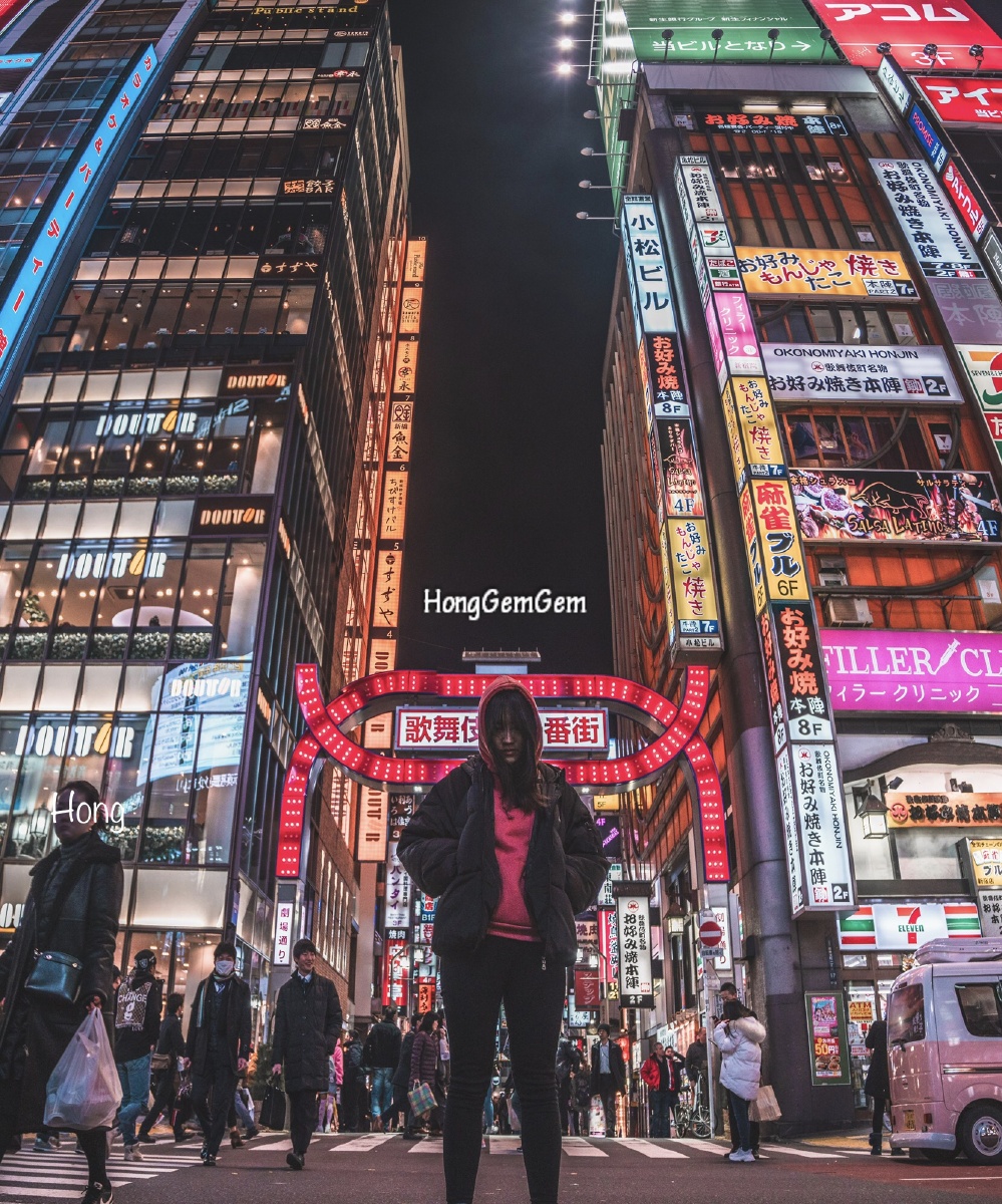 日本东京新宿歌舞伎町一条街