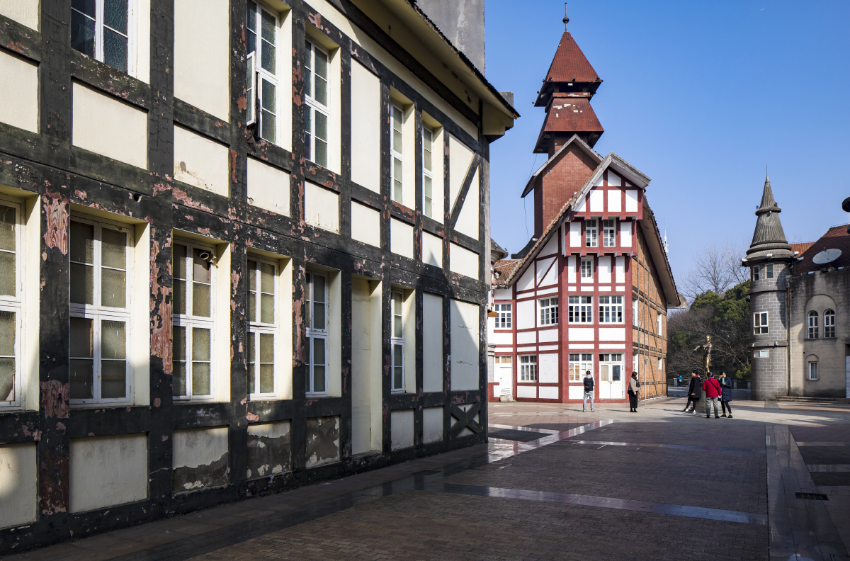 2019春节,无锡的蠡湖中央公园的欧洲城