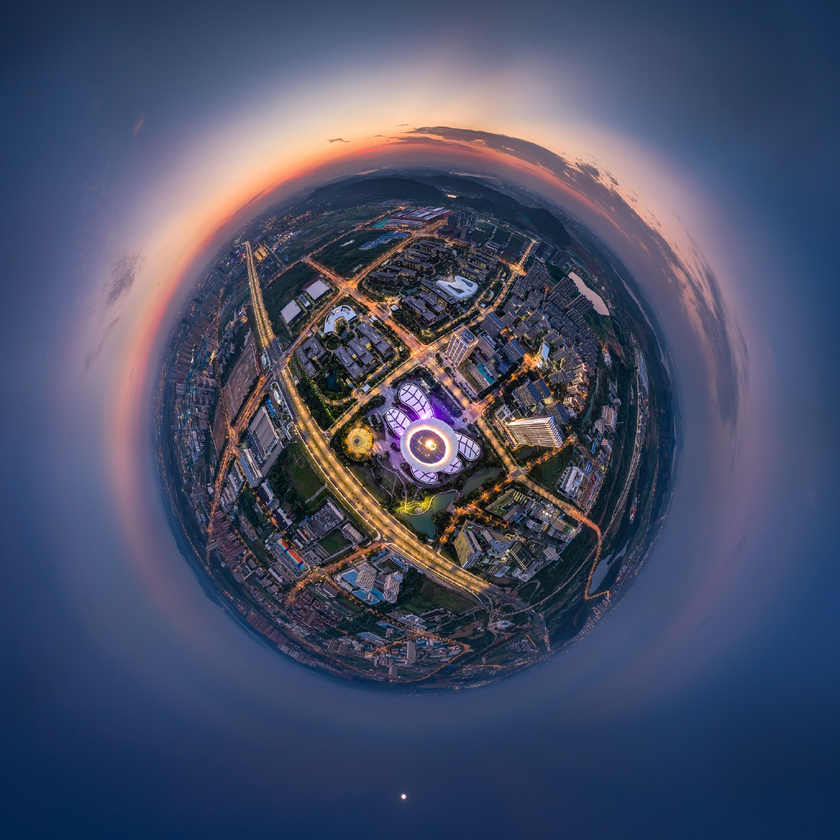 光谷东未来科技城俯瞰全景