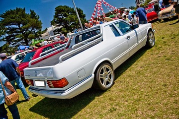 Mercedes W126 560SEL modified pick-up