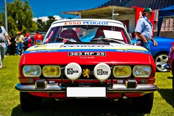 Peugeot 504 Rally car