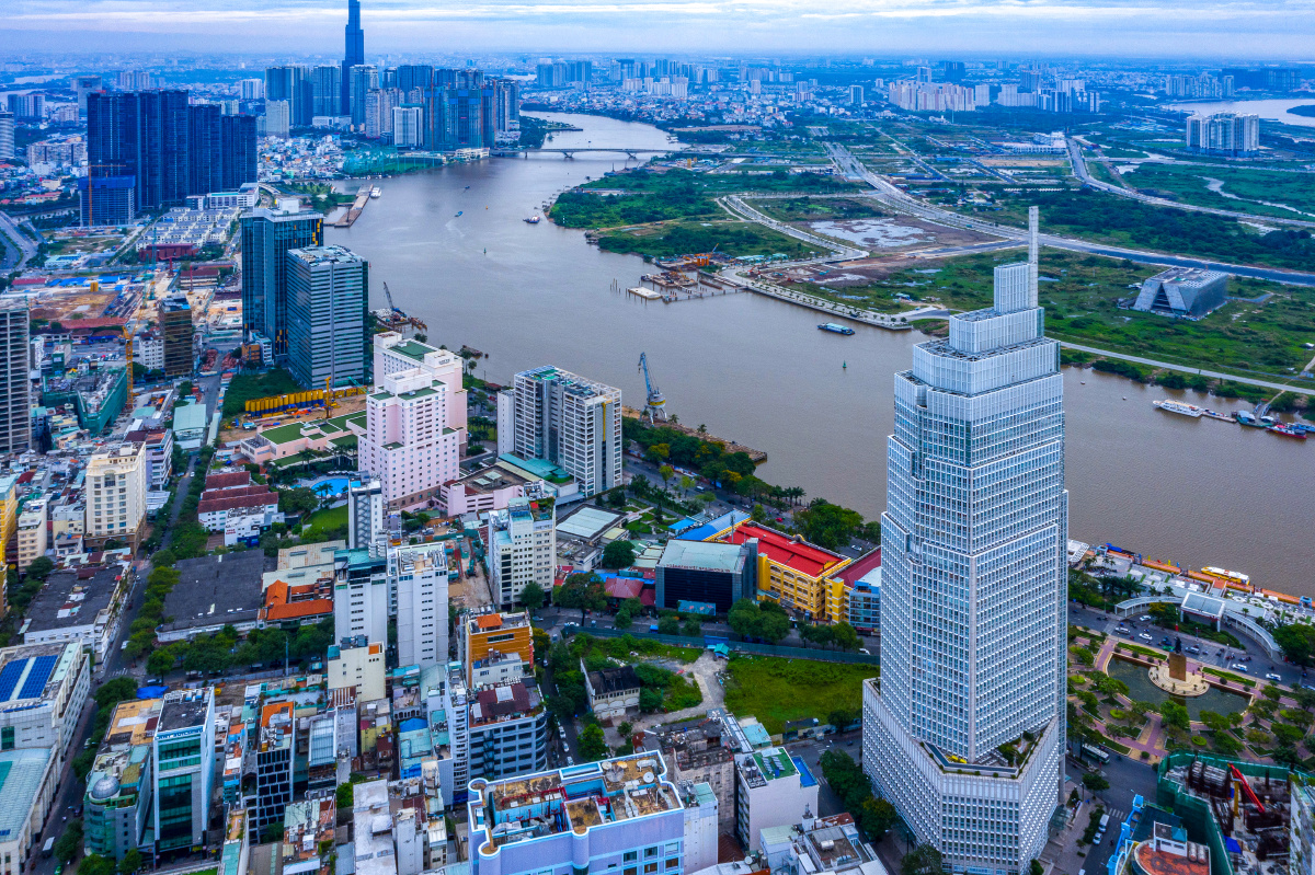 流经河内市中心的湄公河