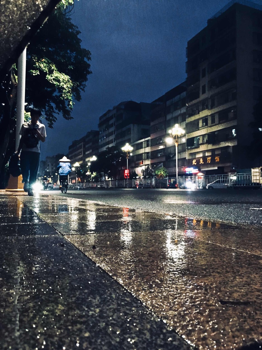 下雨后,我的家乡