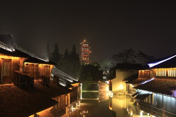静静的水乡景色