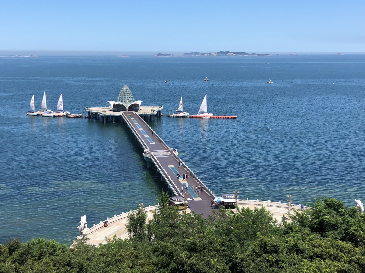 烟台国内最蓝的海