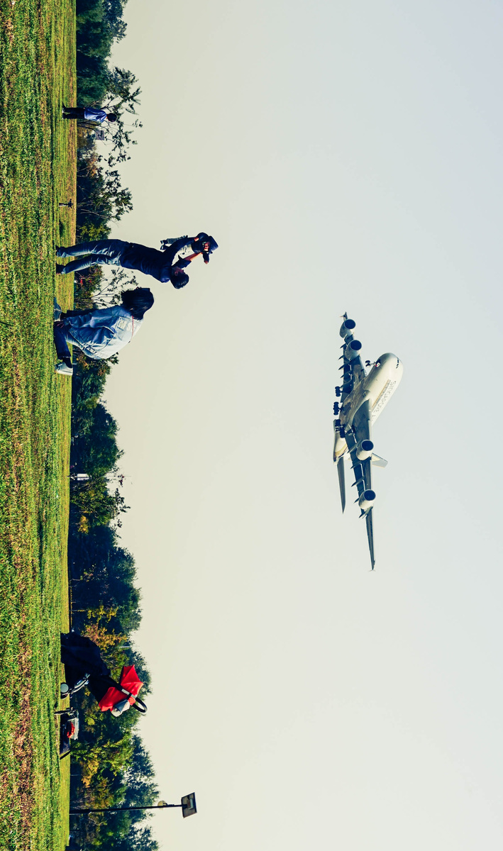 一组飞机照61首都机场61八卦台