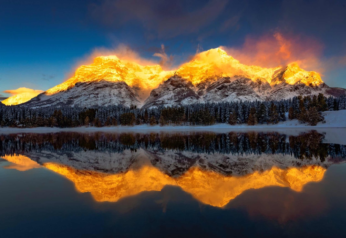 流金溢彩wedgepond日出